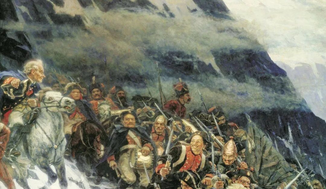 Суворов через Альпы Суриков. Альпийский поход Суворова 1799. Картина переход Суворова через Альпы Суриков. Швейцарский поход дата