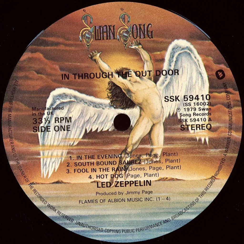 Led zeppelin door in through the. Led zeppelin door in through the