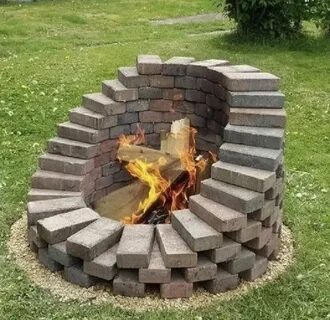 Костровая чаша своими руками из кирпича