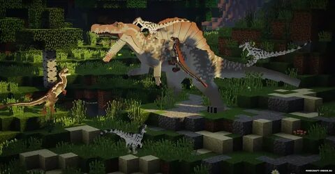 Игры майнкрафт динозавров