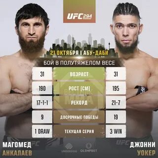 Во сколько бой магомед анкалаев джонни уокер