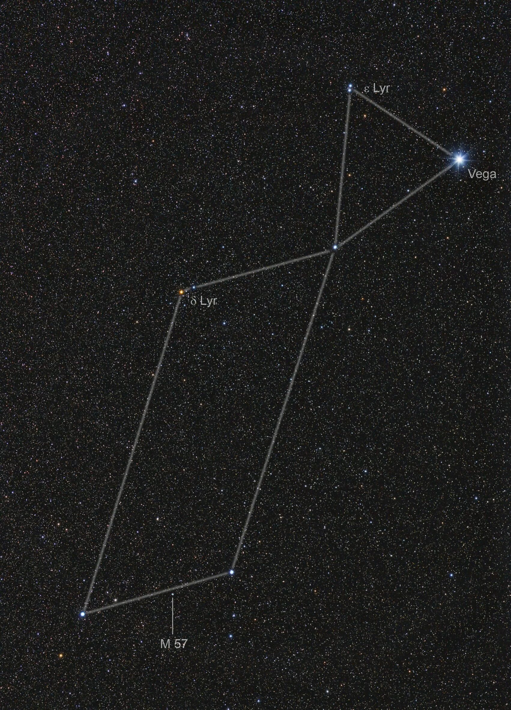Звезда в созвездии лиры. Звезда Вега в созвездии Лиры.