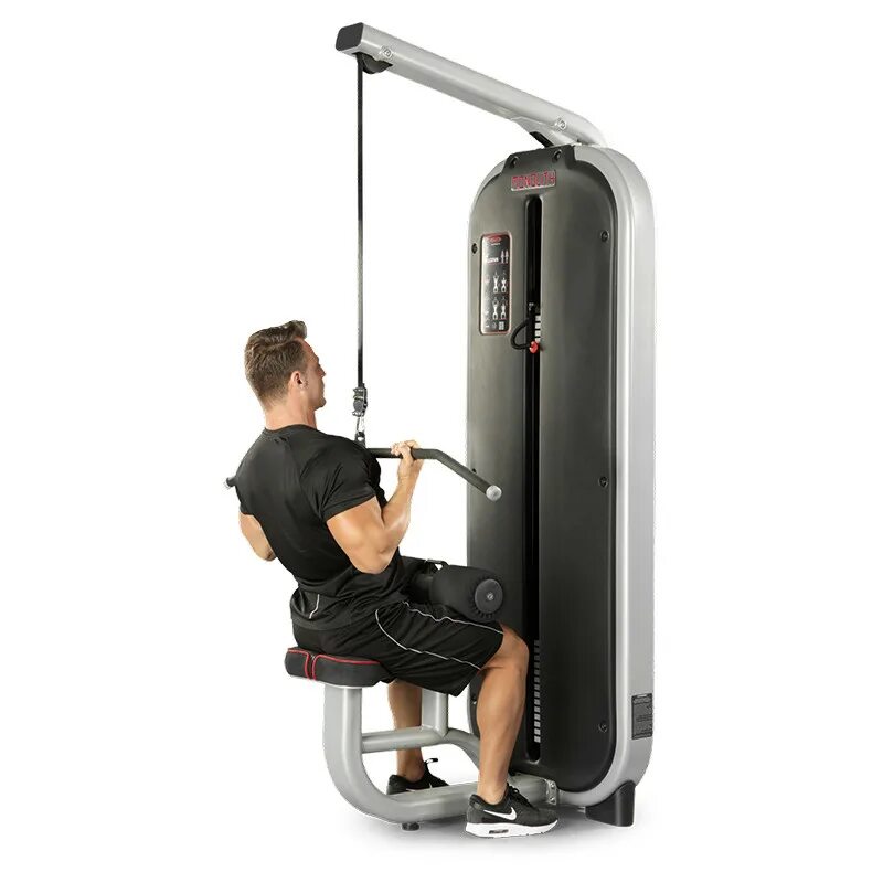 Тяга тренажер техника выполнения. Тренажер Hoist Pulldown (RS-1201). Lat Pulldown тренажер. Тренажеры Foreman для вертикальной тяги. Тренажер вертикальная тяга блочный Foreman.