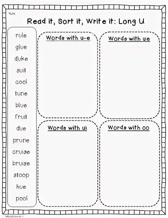 Sort and write