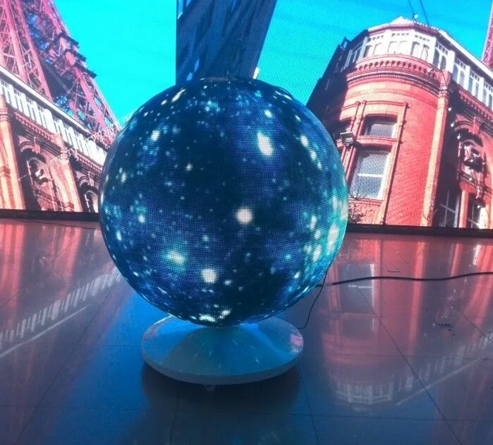 Ball screen. Дисплей в виде шара. Экран сфера. Сферический дисплей. Мультимедийный экран шар.