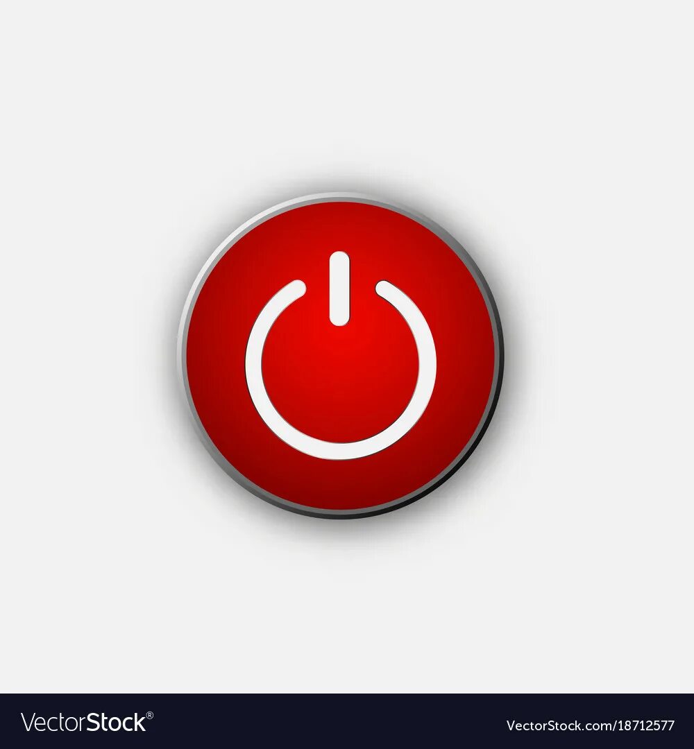 Red and green on off switch button Royalty Free Vector Image , #AD, #switch, #bu