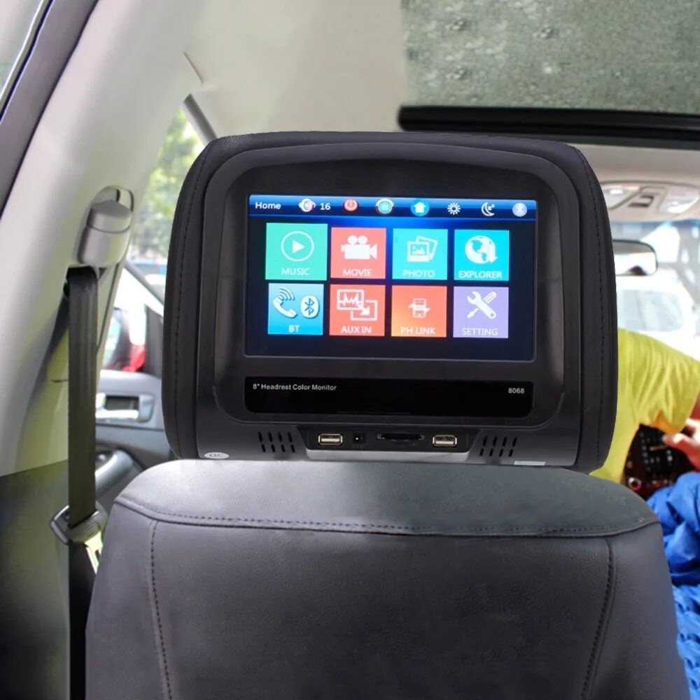 Монитор в подголовник. Подголовники с мониторами 8дюймов 8801. monitor mp5. headrest monitor подголовник с монитором в авто. подголовник с монитором лада веста.