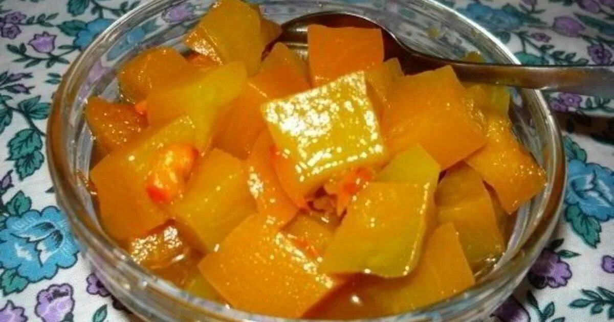 Что приготовить на зиму из тыквы. Варенье из тыквы.