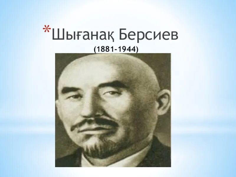 Шығанақ берсиев атақты диқан