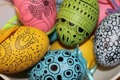 Painted eggs
