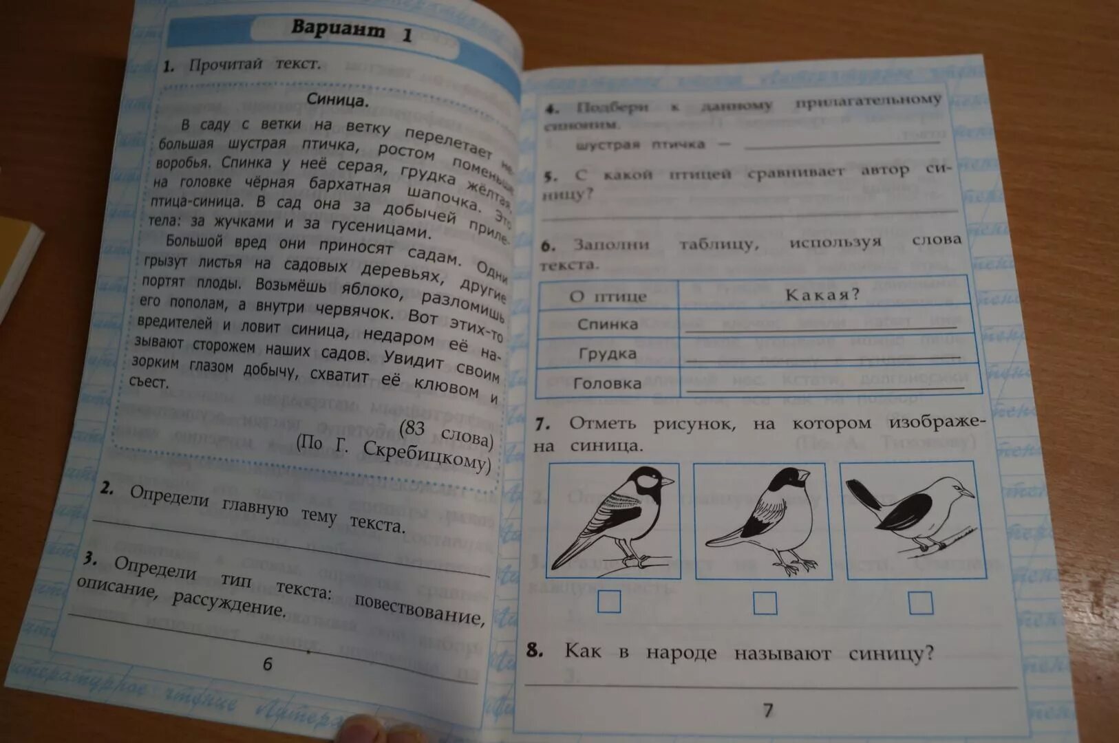 Работа с текстом 3 класс вариант 24. Крылова работа с текстом. Определи тему текста синица. Работа с текстом синица. Работые с текстом Крылова.