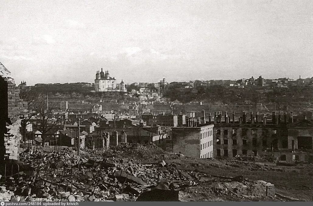 Смоленск 1941 год. Разрушенный смоленск 1943. великая отечественная война смоленск 1941. бомбардировка смоленска 1941.