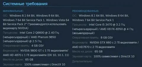 Стандофф системные требования пк