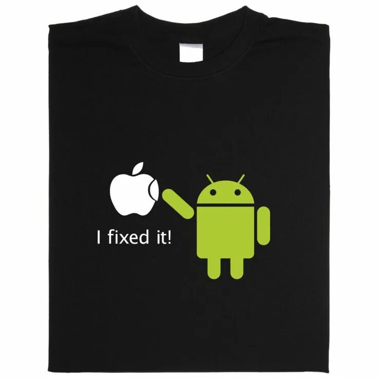 I fixed it. Android i Fixit. Look i fixed it. I Fix it Apple.