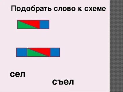 Схема слова видео