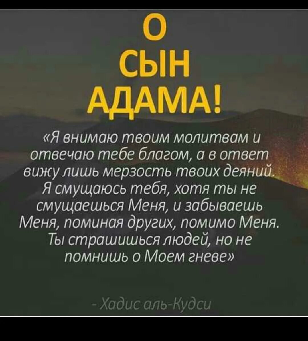 Хадис Аль Кудси. О сын Адама. О сын Адама хадис. Хадисы Кудси в картинках. Внемлет вашим