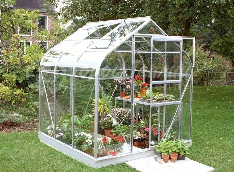 Теплица РОСТЕПЛИЦА купол (усиленная) 240х300см. Парник Greenhouse. Парник Greenhouse т-21. Стеклянный парник. Купить небольшую теплицу