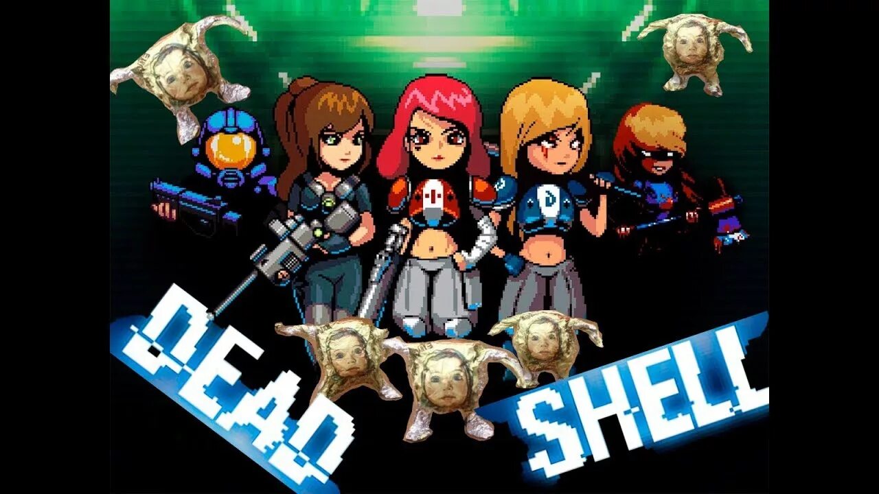 Dead shell. Dead shell: подземелья мертвых. dead shell персонажи. dead shell art. team dead shell art.