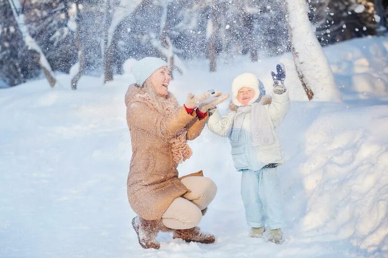 Мама будет снег