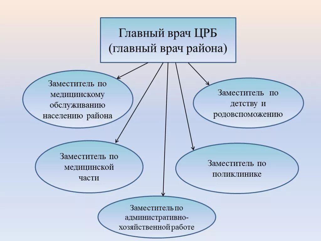 Главный врач план. Заместитель главного врача по медицинскому обслуживанию населения. Организация мед помощи сельскому населению. Обязанности главного врача ЦРБ. Заместитель по административно-хозяйственной части врач.