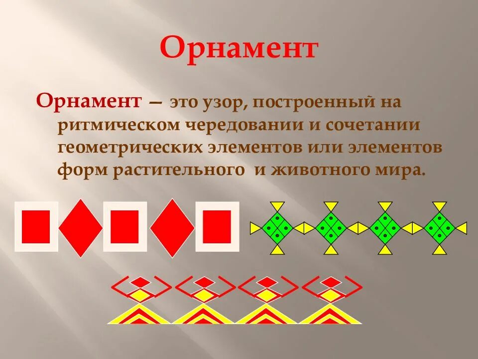 Орнамент что это