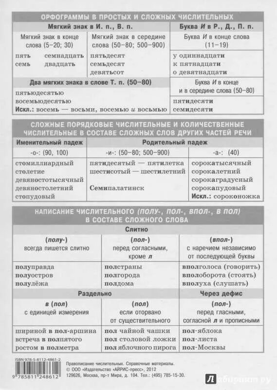 Морфологические признаки порядковых числительных. Правописание количественных числительных таблица. Правописание порядковых числительных в русском языке в таблице. Правописание имен числительных. Правописание числительных в русском языке в таблице.