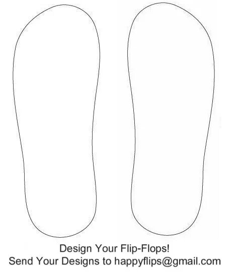 трафарет тапочек. модель детской летней обуви / уроки технологии. трафарет обуви. шаблоны для поделок. изделие «модель детской летней обуви».