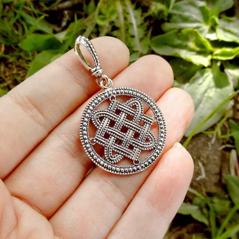 Amulet Star Lada Bogoroditsy silver - купить на Ярмарке Мастеров - ITEQ7COM Pend