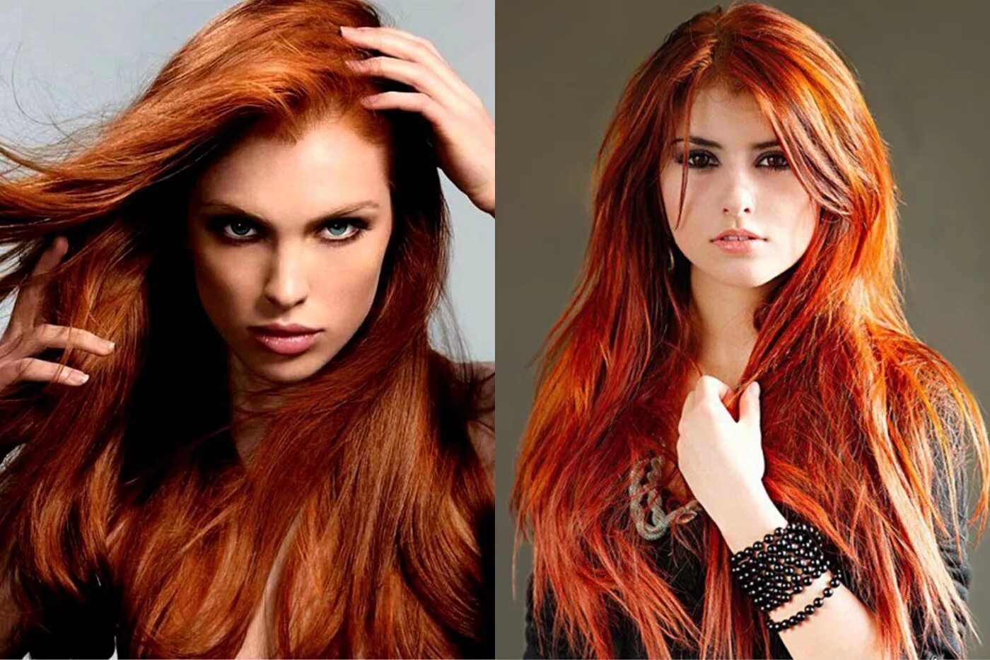 Эстель огненно рыжий. Перекраситься в рыжий цвет. Медный цвет волос. Стрижки на длинные рыжие волосы. Темно рыжий окрас