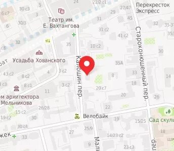 Оружейный переулок карта
