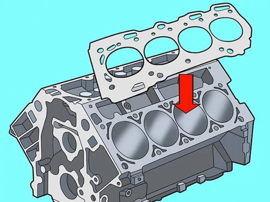 Замена прокладки гбц инструкция. Прокладка блока ГБЦ. Прокладка головки блока цилиндров +5882. Блок цилиндров 2д49. Прокладка между ГБЦ И блоком.