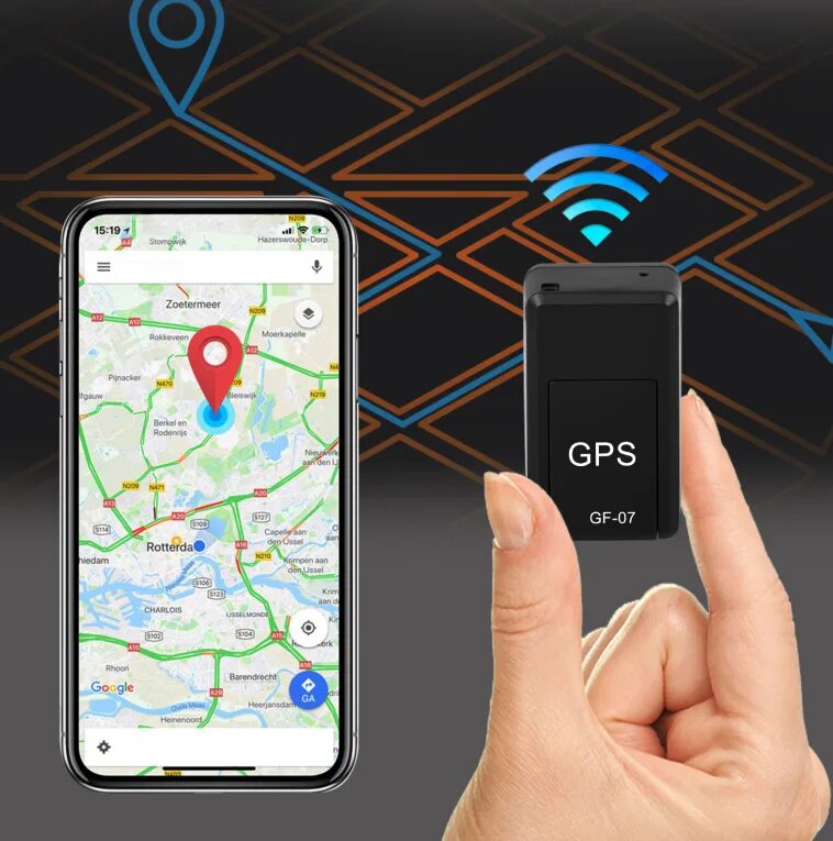 Магнитный портативный GPS-трекер мини. GPS 51 Tracker. GPS трекер-Маяк gf-07 v1.2. Mini Portable Magnetic GPS Tracker.