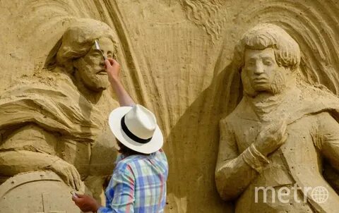 Фестиваль песчаных скульптур в петербурге