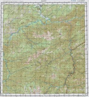 Карта края топографическая
