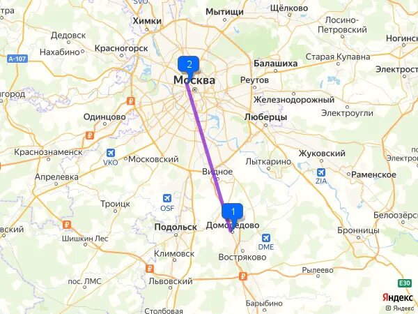 Домодедово до москвы км. Домодедово шереметьево маршрут на карте. Домодедово и шереметьево на карте. Домодедово до москвы км. Маршрут от аэропорта шереметьево до аэропорта домодедово.
