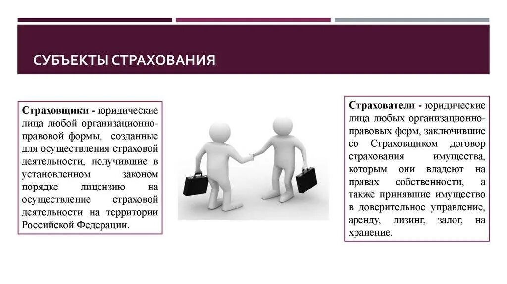 Страховое обеспечение в личном страховании