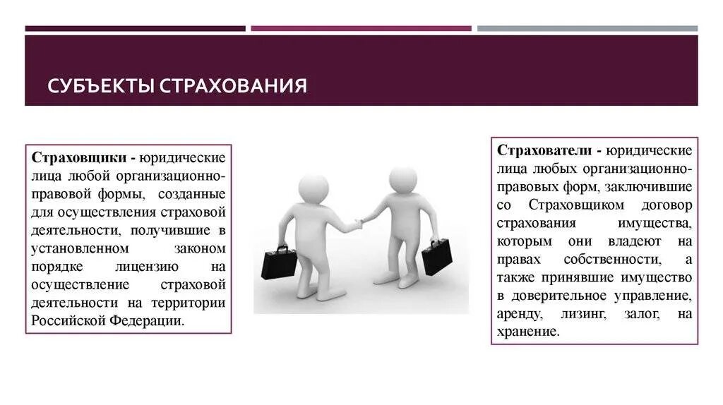 Субъекты сострахования. Субъекты страхования. Договор страхования. Субъекты и объекты страхования.