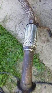 Замена гофры весты без сварки
