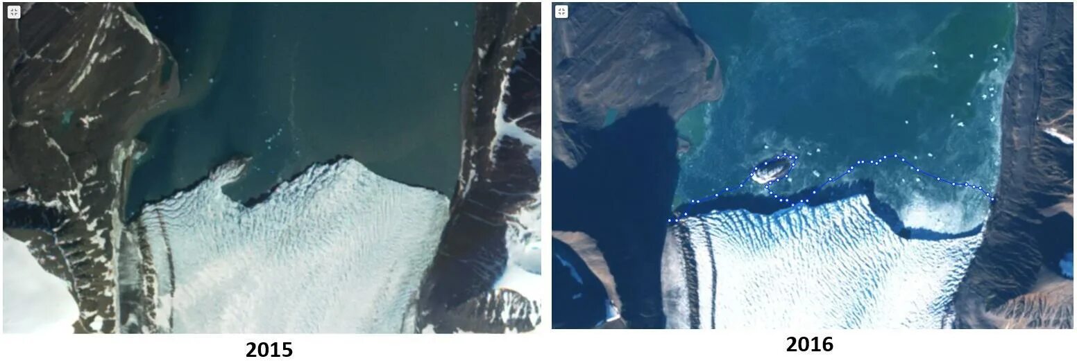 Открой новый остров. Таяние ледников со спутника. Спутниковые снимки Арктики. Космические снимки Арктики. Ледники снимки со спутника разница.