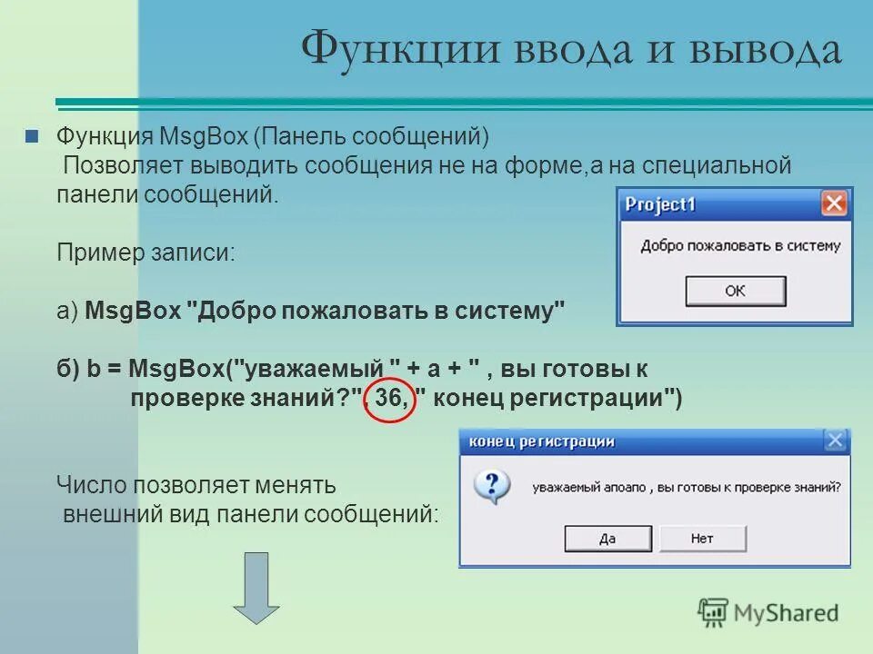 Функции ввода и вывода строки