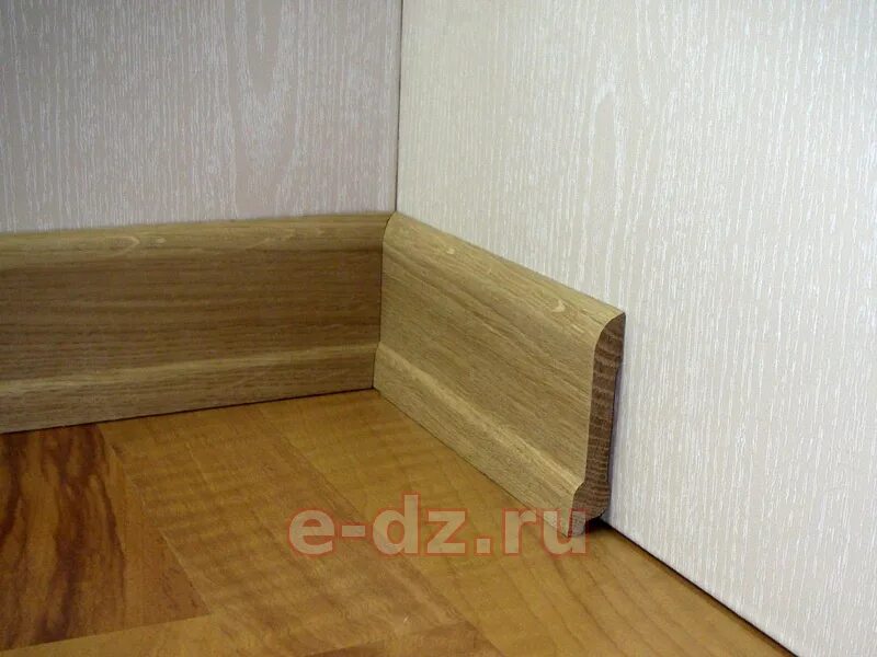 Как сделать напольные плинтуса