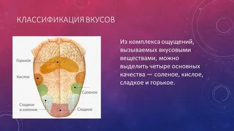 Разновидность вкусов
