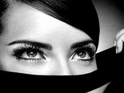 Взгляд красивых глаз девушек