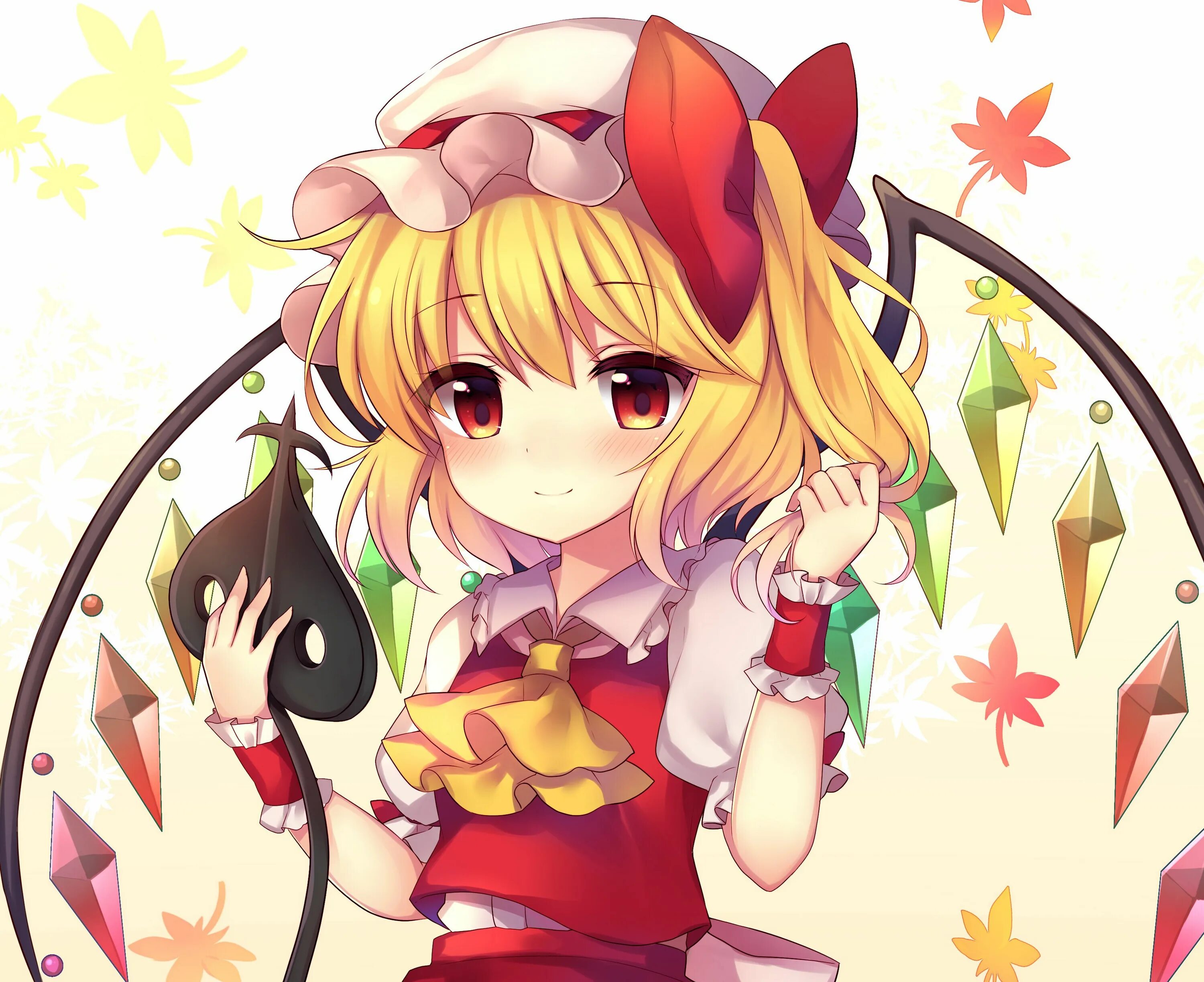 Фландр Скарлет. Фландр Скарлет Тохо. 4 Фландре Скарлет. Flandre Scarlet cute.