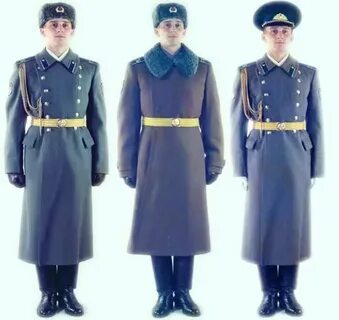 Форменных шинелях