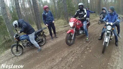 Отстрелы на мопеде