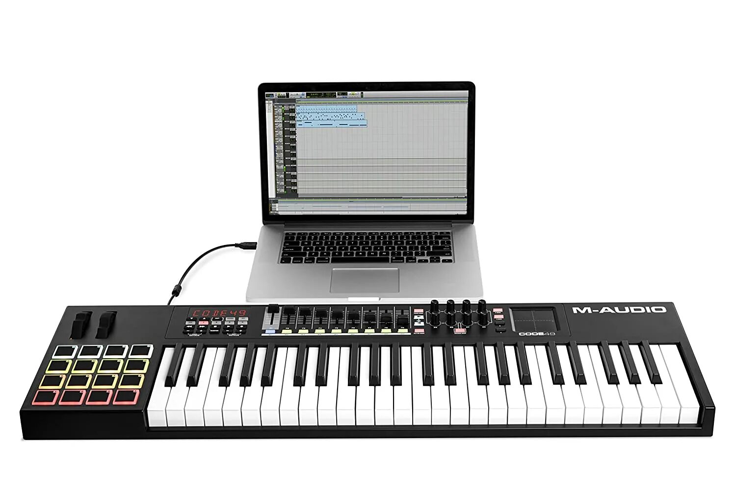 Audio code. M-audio code 61 black. midi контроллер m audio code 49. m-audio code 49 black. code 49 black usbmidi-клавиатура контроллер.
