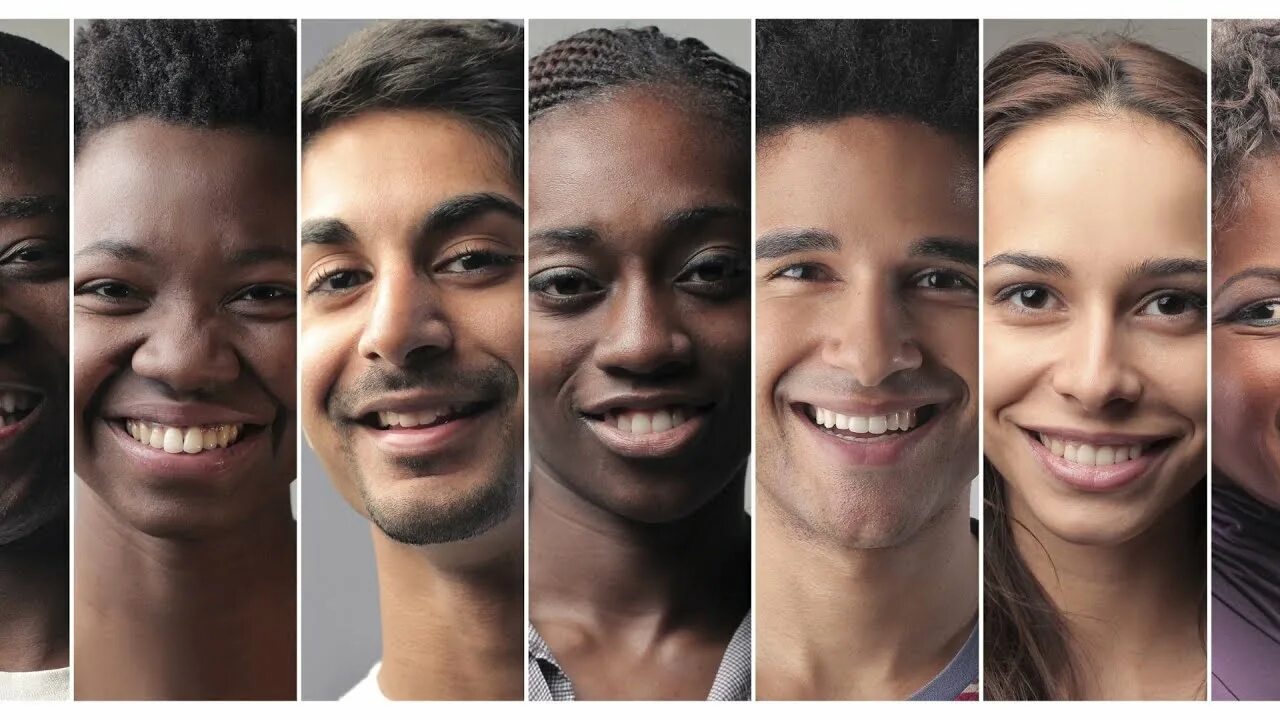 No more races. 4 расы. Женские расовые типы. Лица людей разных рас. Photos of models of different races.