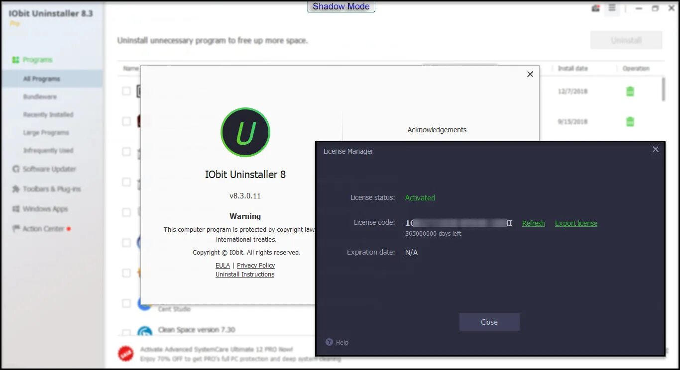 Код iobit uninstaller 13.6. Код iobit uninstaller 13.6