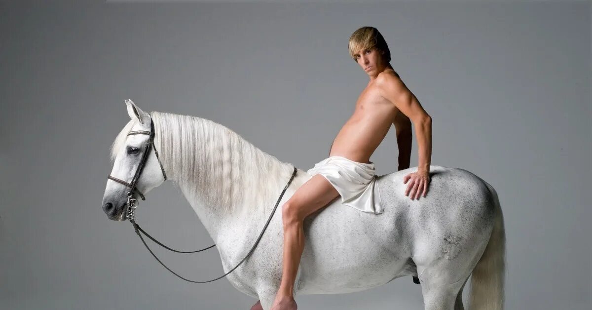 Принц на белом коне. Мужчина на коне. Мужик на лошади.